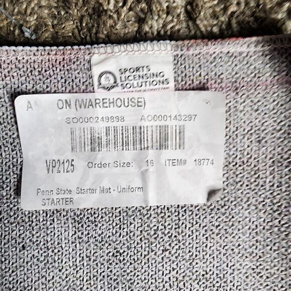 NCAA- Penn State Uniform Starter Rug 19"x30" - Picture 2 of 2